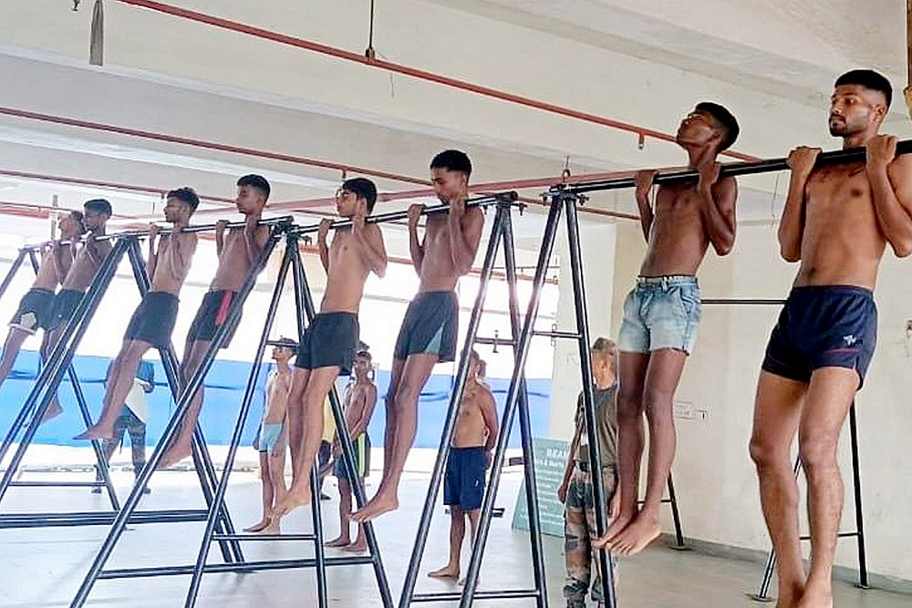 | Photo: PTI : Agniveer recruitment in Jharkhand